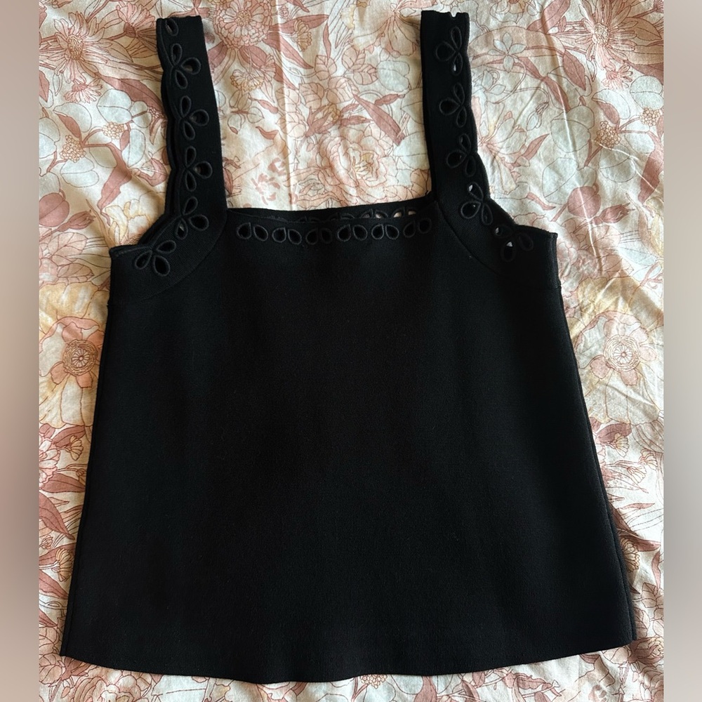 Sezane Mélisse Top Black - Size XS - Picture 3 of 6